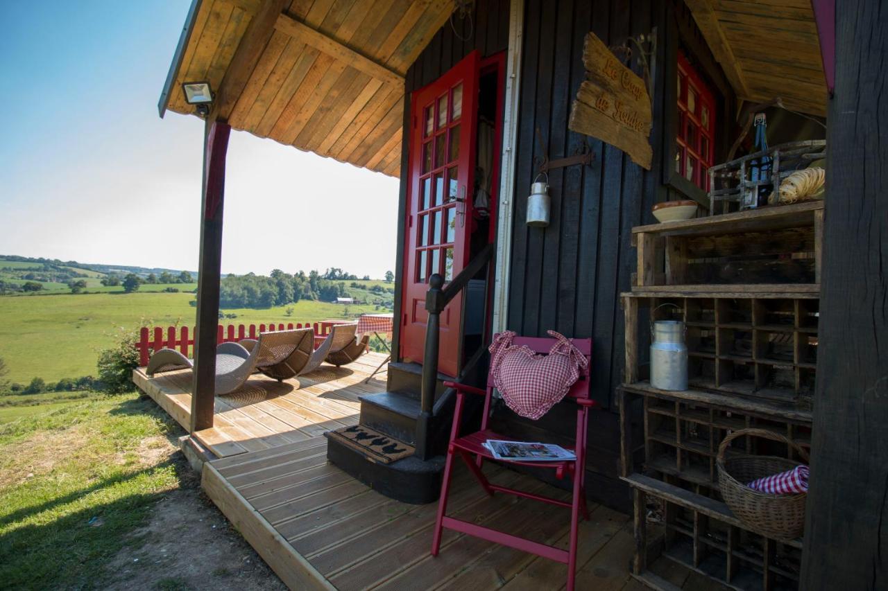 Gite Insolite "Le Coup De Foudre" Sa Vue Panoramique Vimoutiers Buitenkant foto