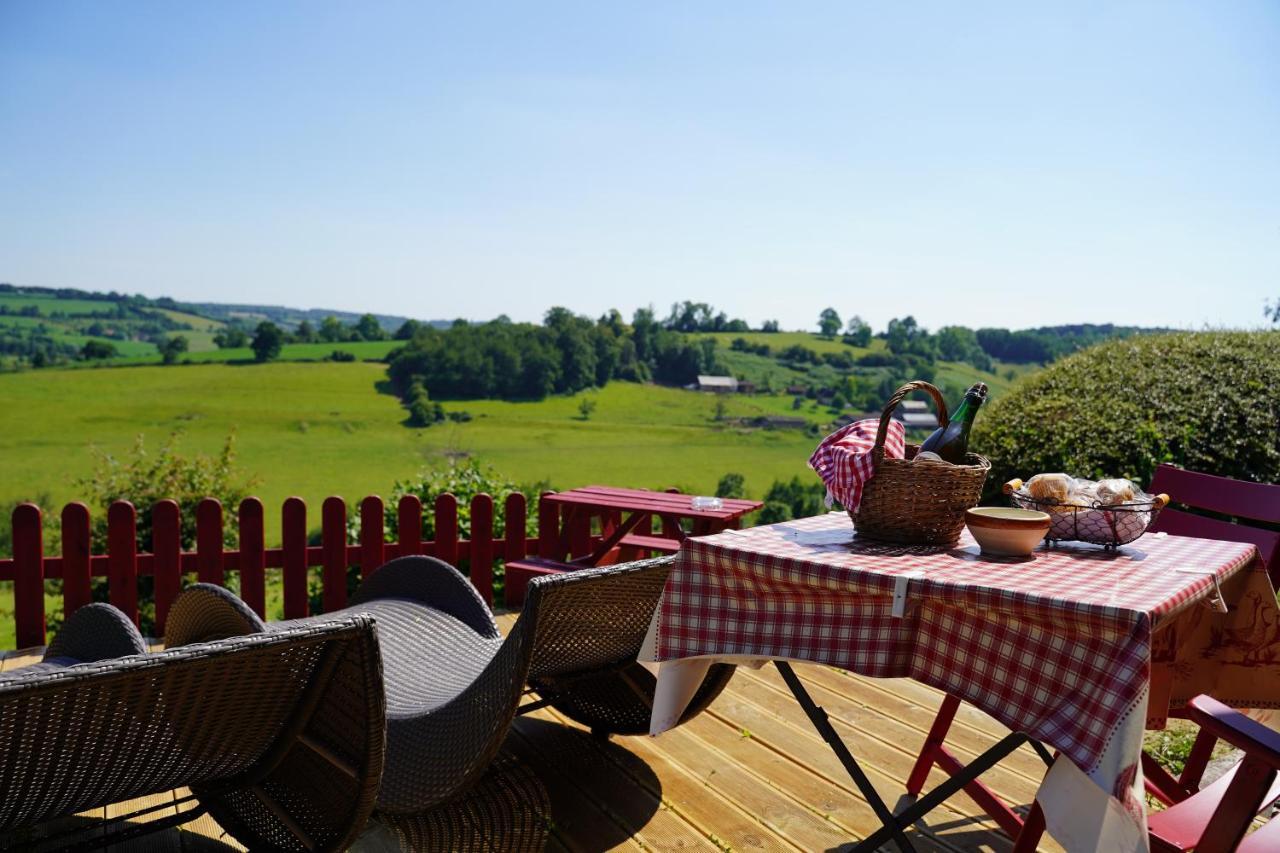 Gite Insolite "Le Coup De Foudre" Sa Vue Panoramique Vimoutiers Buitenkant foto