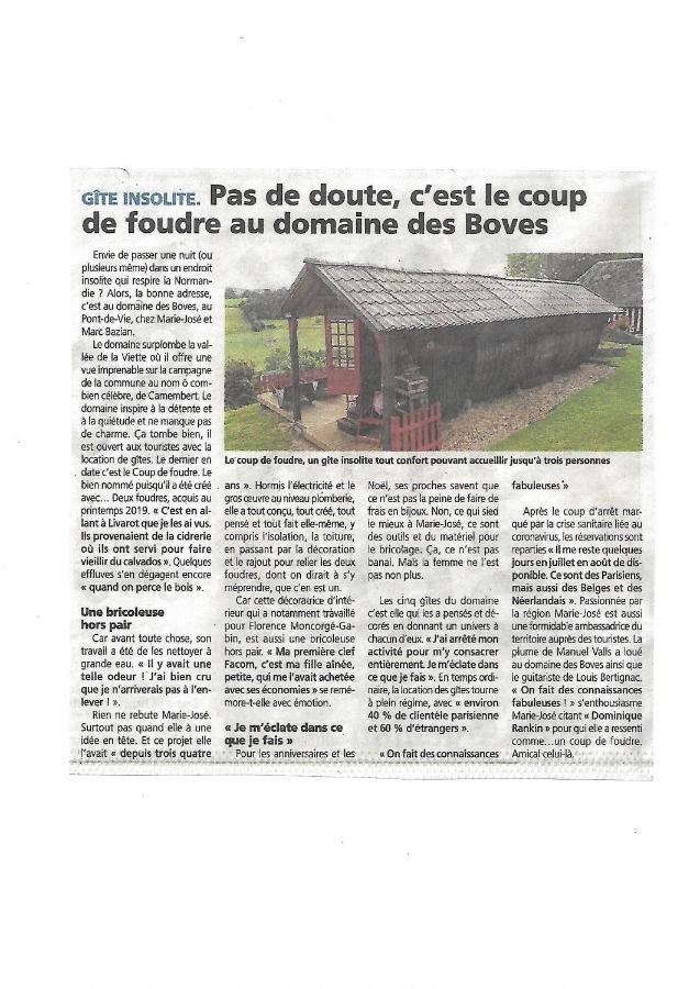 Gite Insolite "Le Coup De Foudre" Sa Vue Panoramique Vimoutiers Buitenkant foto
